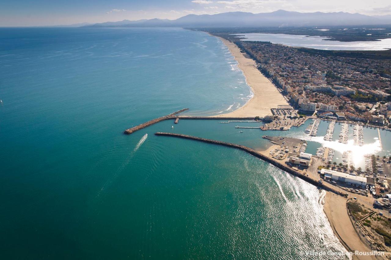 "Chill" Magnifique Vue Sur La Mer Et Le Port Au Coeur De La Ville En Premiere Ligne Canet-en-Roussillon Zewnętrze zdjęcie
